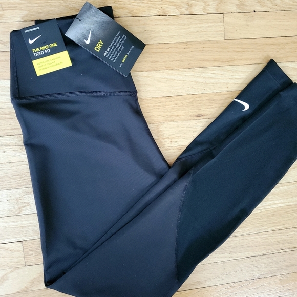 Xs, Nike ONE Tight Fit with Mesh Tights - Picture 9 of 14